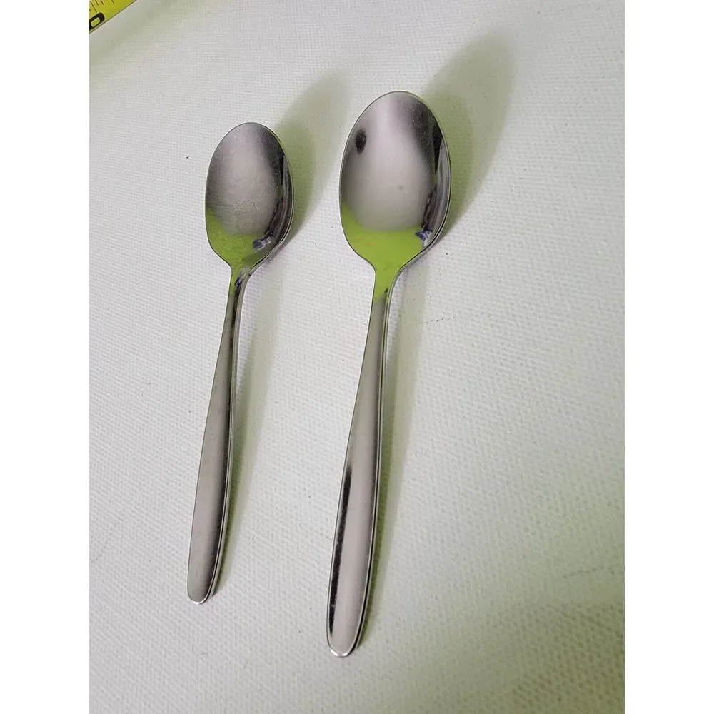 Two 2 Teaspoons Silverware Stainless Steel‎ Replacements